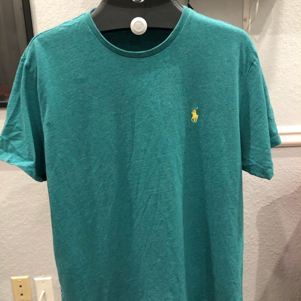 Polo Ralph Lauren Teal Short Sleeve T-Shirt, Large